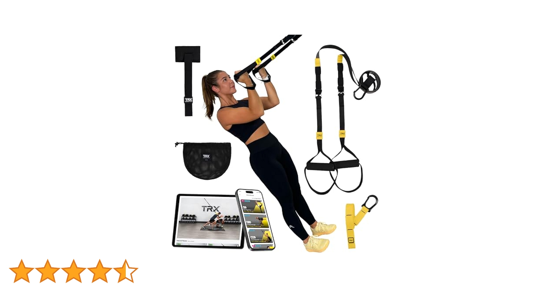 TRX GO サスペンショントレーナー 軽量ポータブルジム イエロー ブラック Amazon | TRX GO - サスペンショントレーナー - 出張や旅行の
